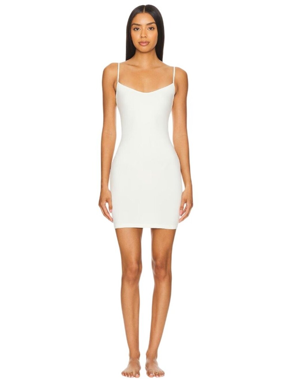 Free People Seamless Mini Slip in Ivory X-Small/Small New Womens Stretchy